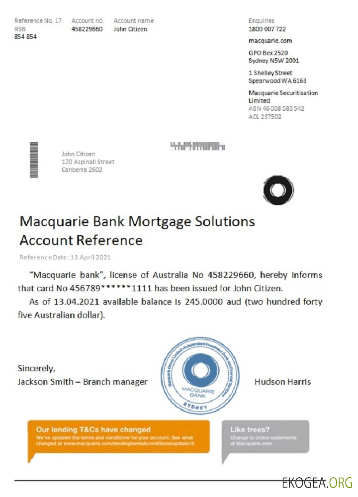 Australie , Macquarie , reference